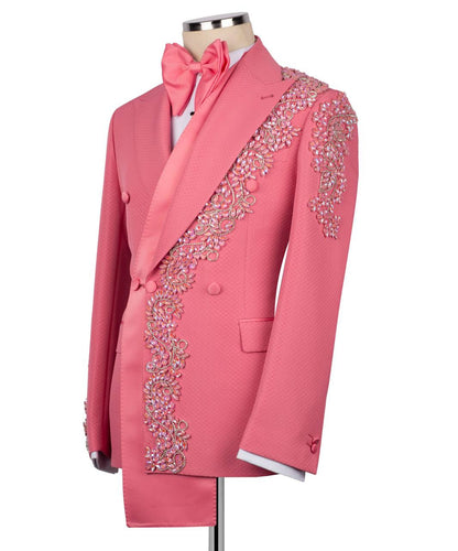 Rhinestone Embellished Tuxedo