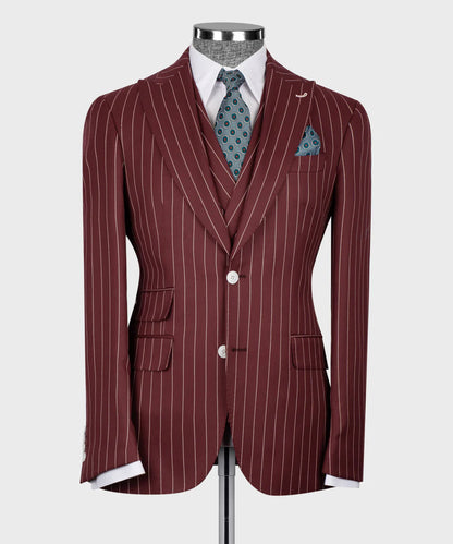 Striped Three Piece Suit