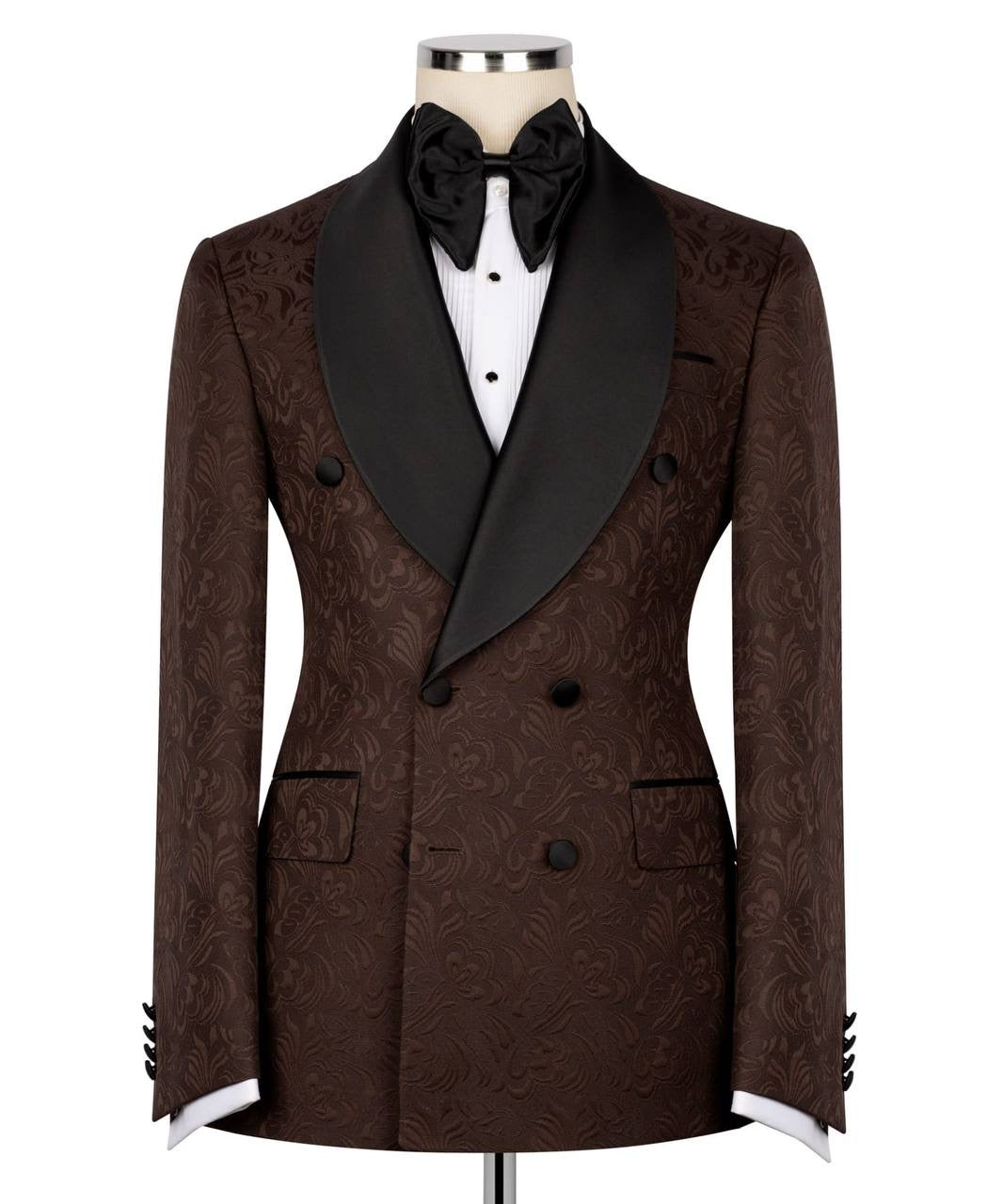 Brown Paisley Shawl Tuxedo
