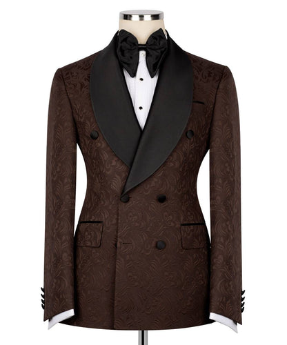 Brown Paisley Shawl Tuxedo