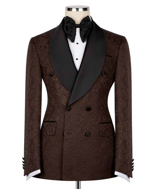 Brown Paisley Shawl Tuxedo