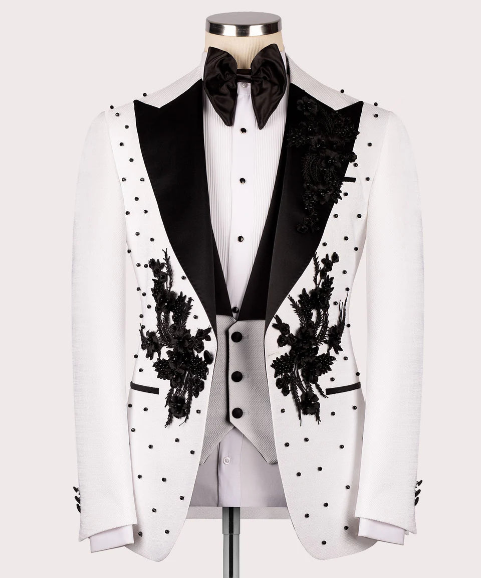 Exclusive Jewelry Ornament White Tuxedo