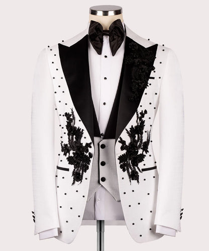 Exclusive Jewelry Ornament White Tuxedo