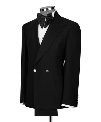 Elegant Stitched Double Breasted Suit