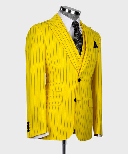 Striped Three Piece Suit