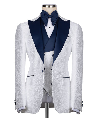 Patterned Tuxedo Set