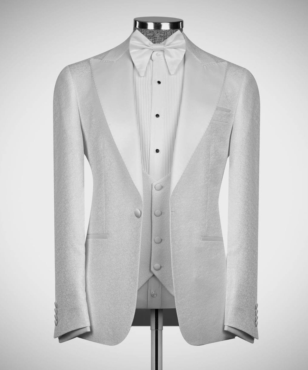 Classic White Tuxedo Set