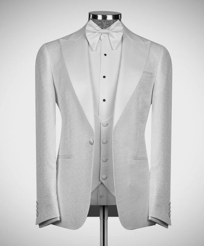 Classic White Tuxedo Set
