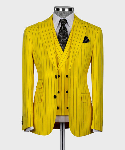 Striped Three Piece Suit