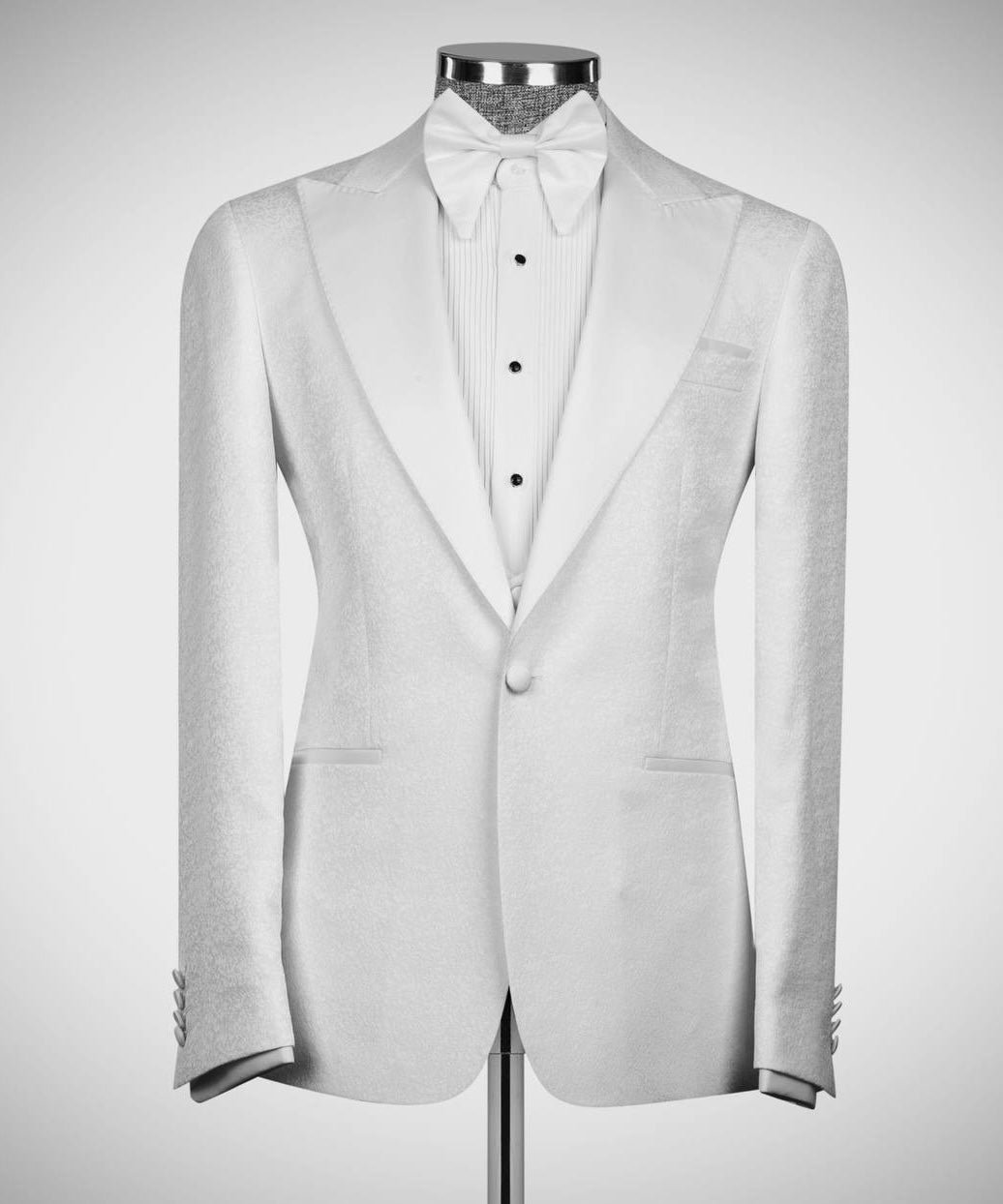 Classic White Tuxedo Set