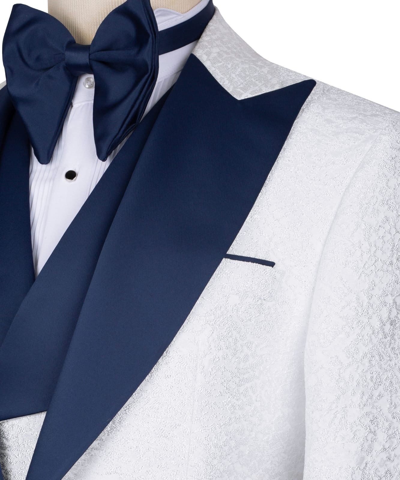 Patterned Tuxedo Set