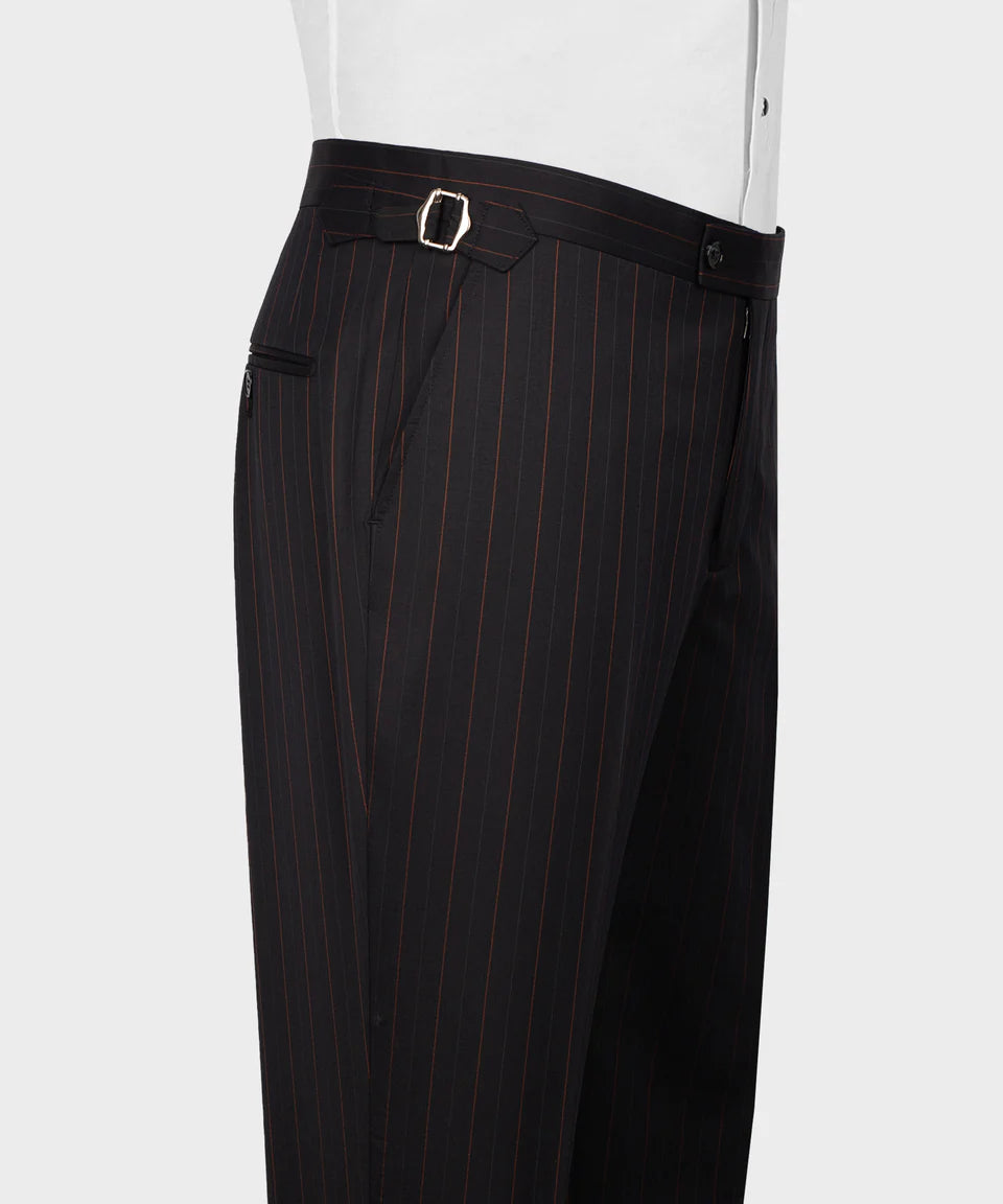 Classic Striped Three Piece Suit
