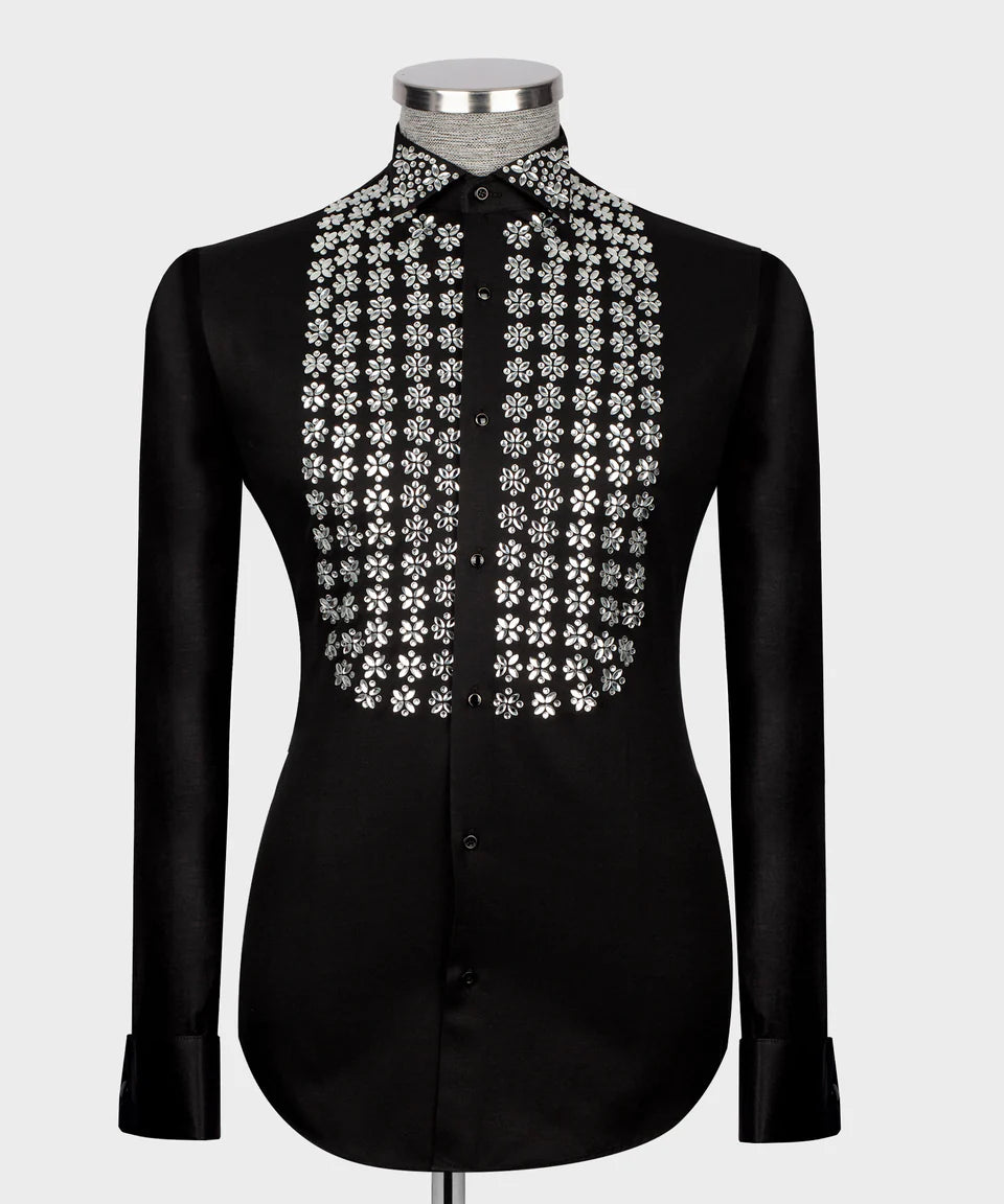 Crystal Embellished Shirt