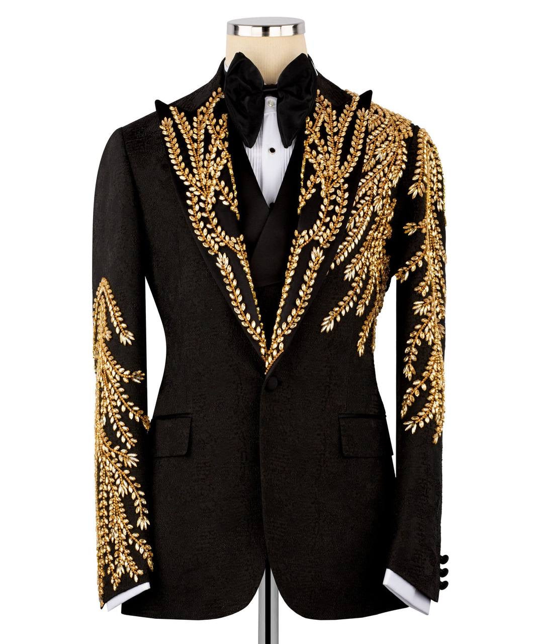Premium Crystal Embellished Tuxedo