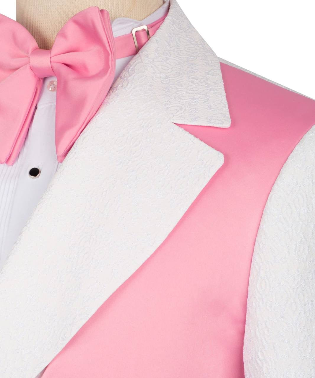 Custom Designed Tuxedo with Crossover Satin Panel