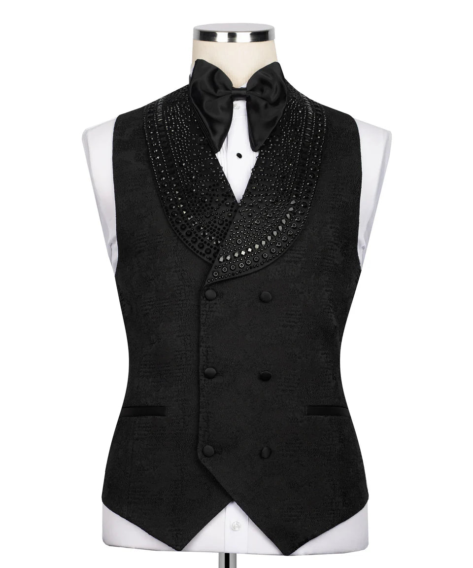 Exclusive Stone Embroidered Tuxedo