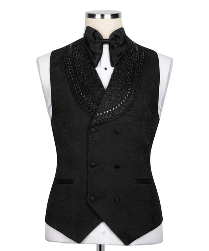 Exclusive Stone Embroidered Tuxedo