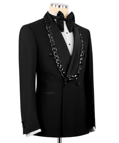 Embellished Black Tuxedo