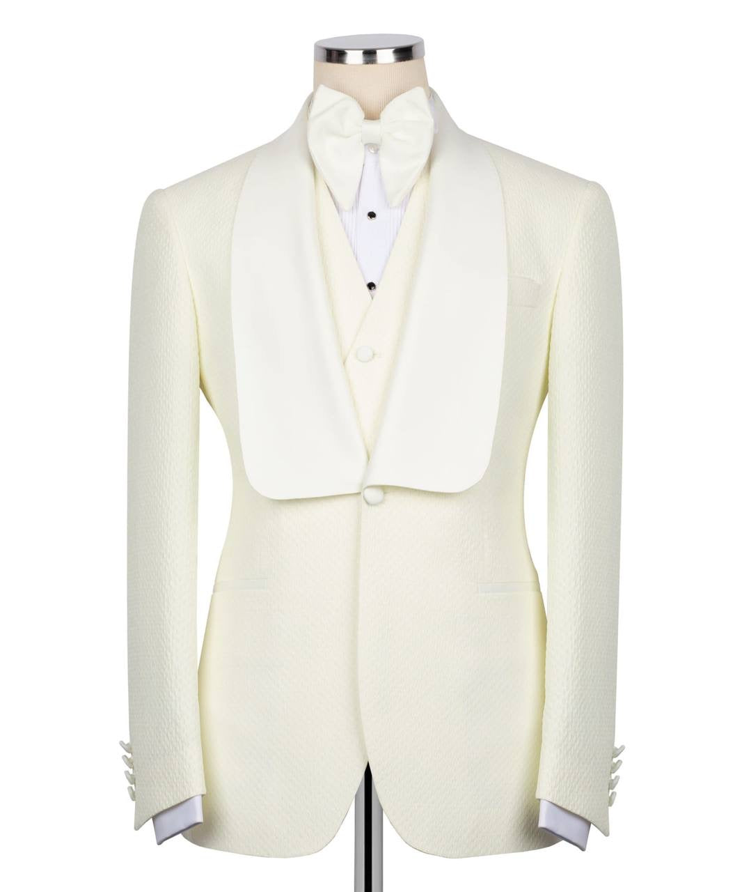 Custom Collar Cream Tuxedo