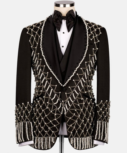 Exclusive Stone Embellished Tuxedo