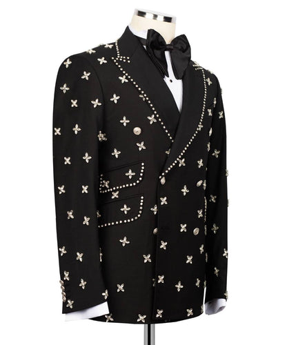 Exclusive Double Breasted Black Tuxedo
