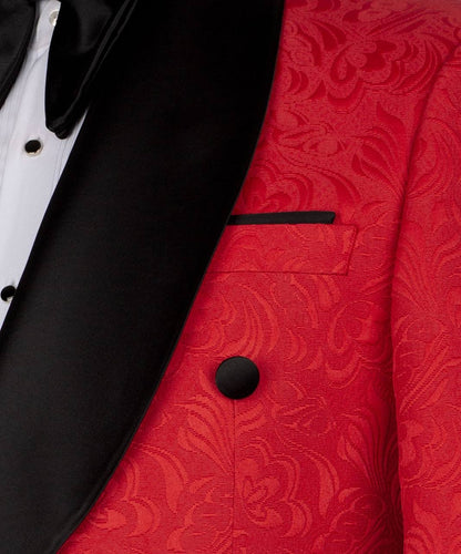 Red Paisley Shawl Tuxedo