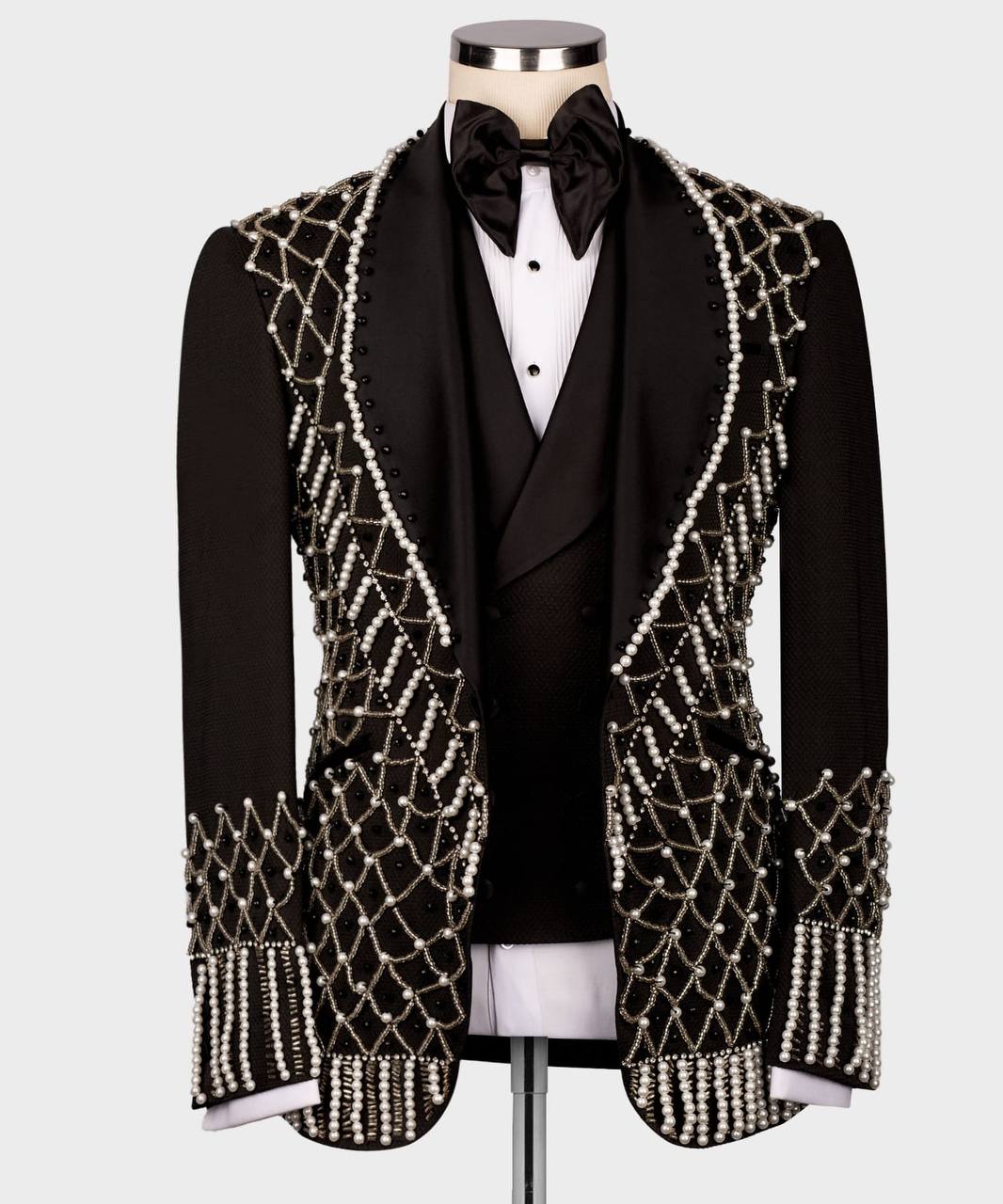 Exclusive Stone Embellished Tuxedo