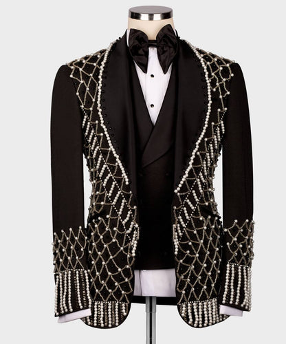 Exclusive Stone Embellished Tuxedo