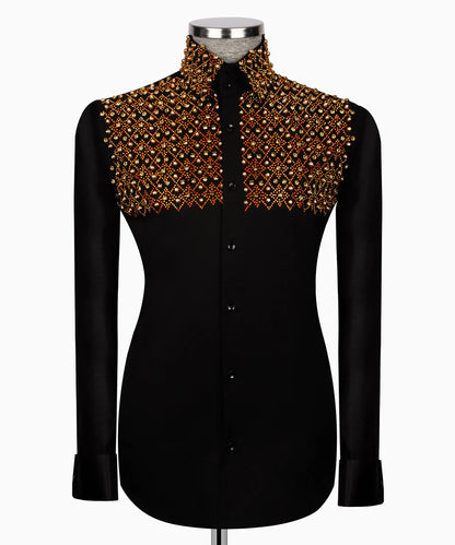 Crystal Embellished Shirt