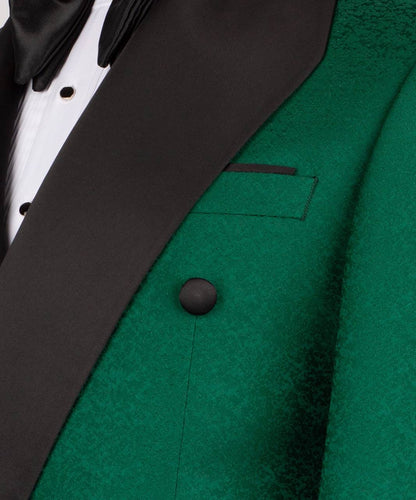 Two Piece Tuxedo with Custom Collar Design