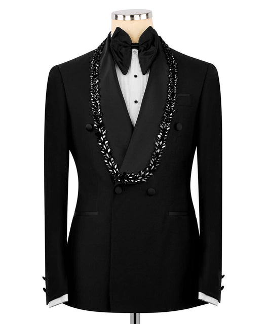 Embellished Black Tuxedo