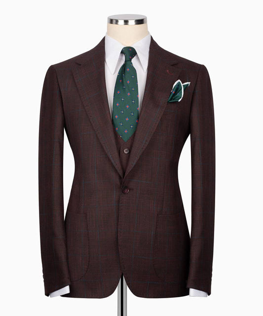 Plaid Three Piece Suit