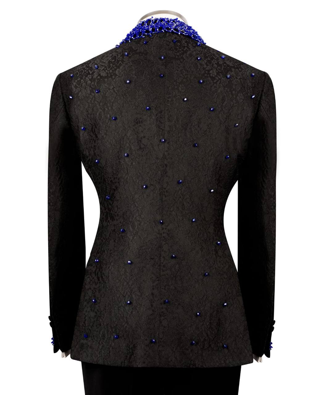 Exclusive Tuxedo With Stone Embellished