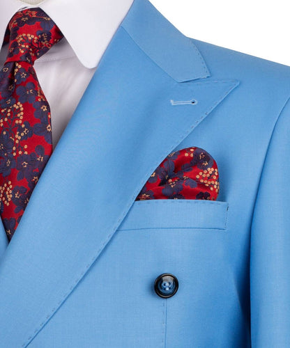 Powder Blue Double Breasted Suit
