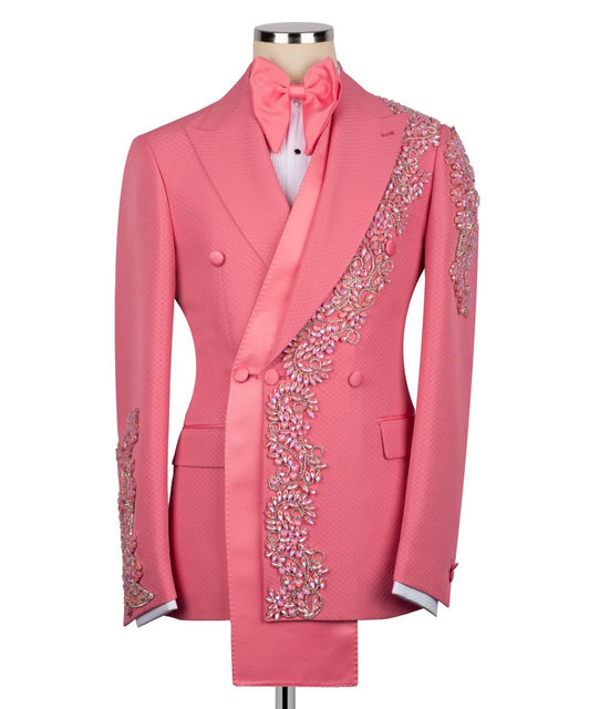 Rhinestone Embellished Tuxedo