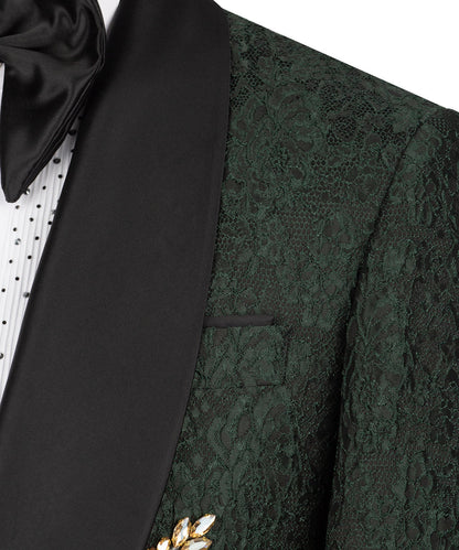 Exclusive Tuxedo With Crystal Embellished