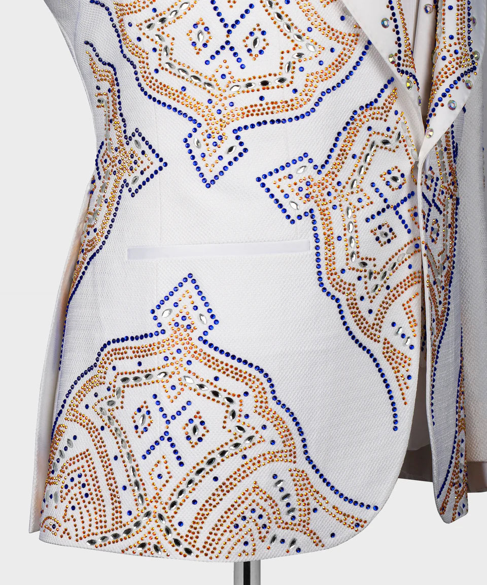 Exclusive Stone Design White Tuxedo