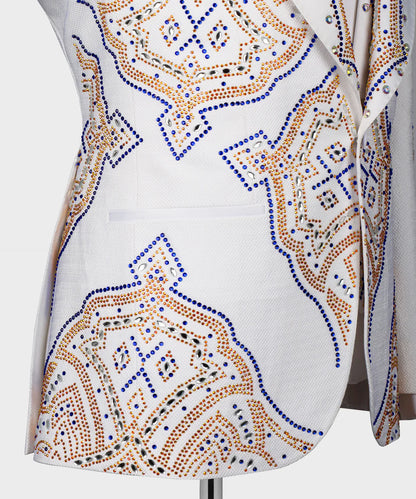 Exclusive Stone Design White Tuxedo