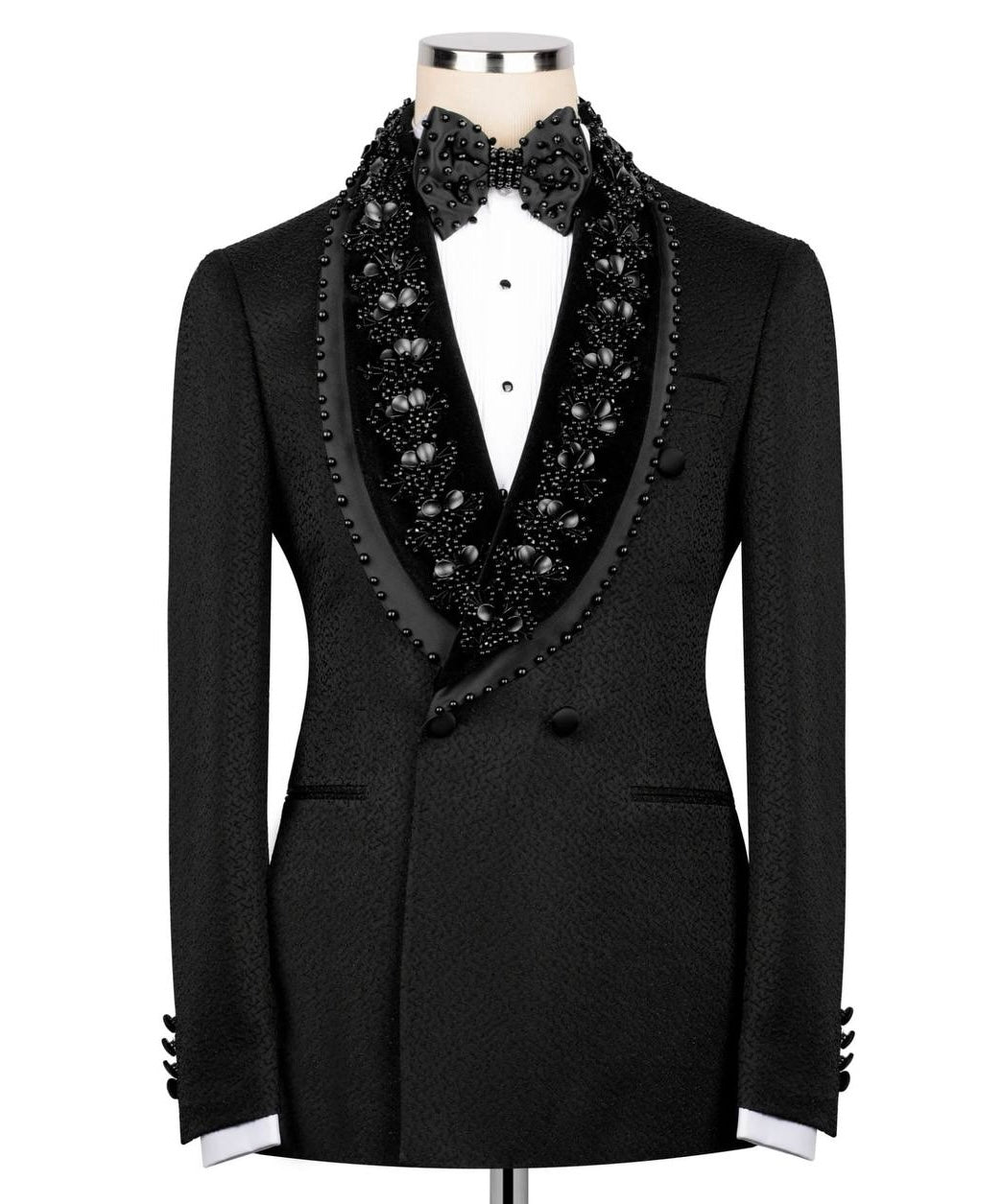 Black Embellished Tuxedo