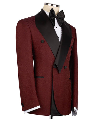 Two Piece Tuxedo with Custom Collar Design
