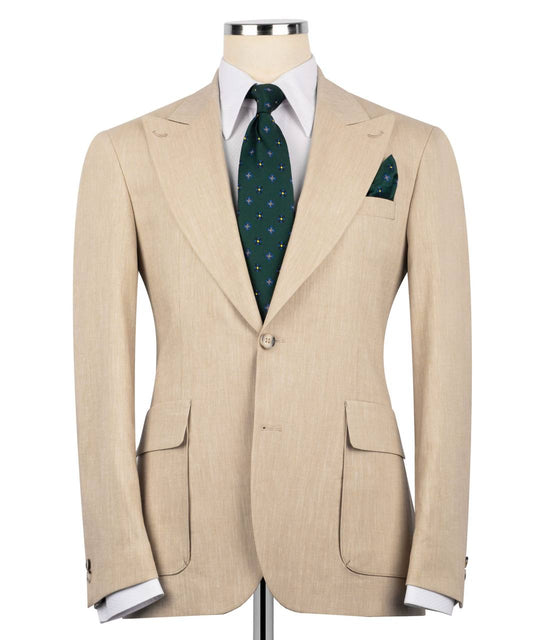 Linen Fabric Men’s Suit