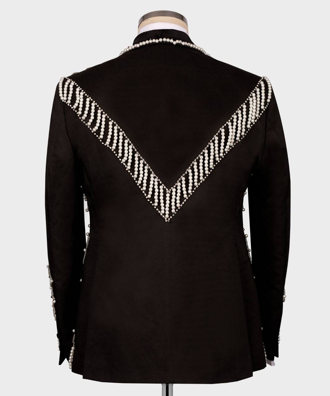 Exclusive Stone Embellished Tuxedo