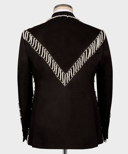 Exclusive Stone Embellished Tuxedo