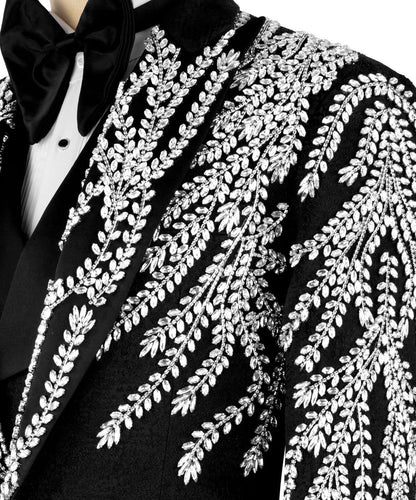 Premium Crystal Embellished Tuxedo