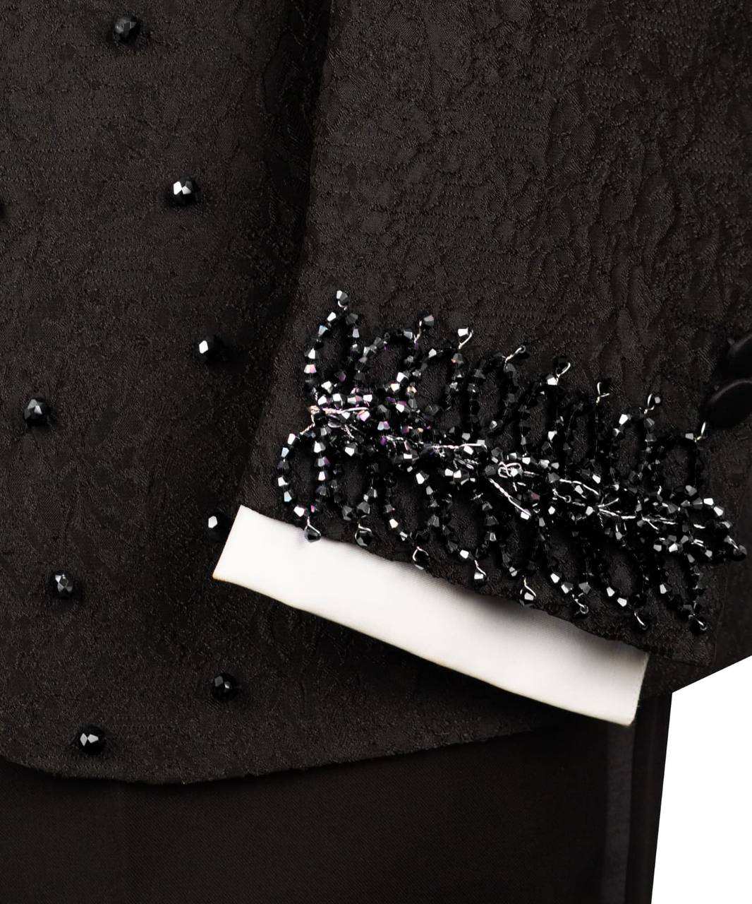 Exclusive Tuxedo With Stone Embellished