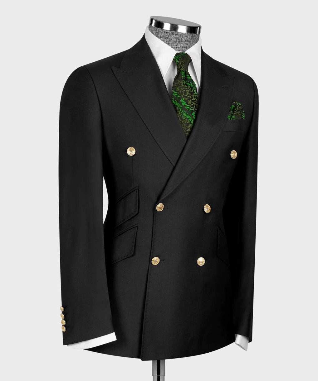 Peak Lapel Double Breasted