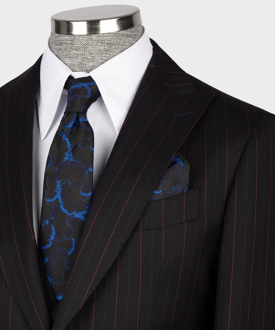 Classic Striped Three Piece Suit