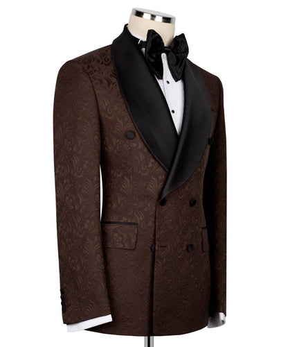 Brown Paisley Shawl Tuxedo