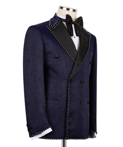 Rhinestone Embellished Mens Tuxedo