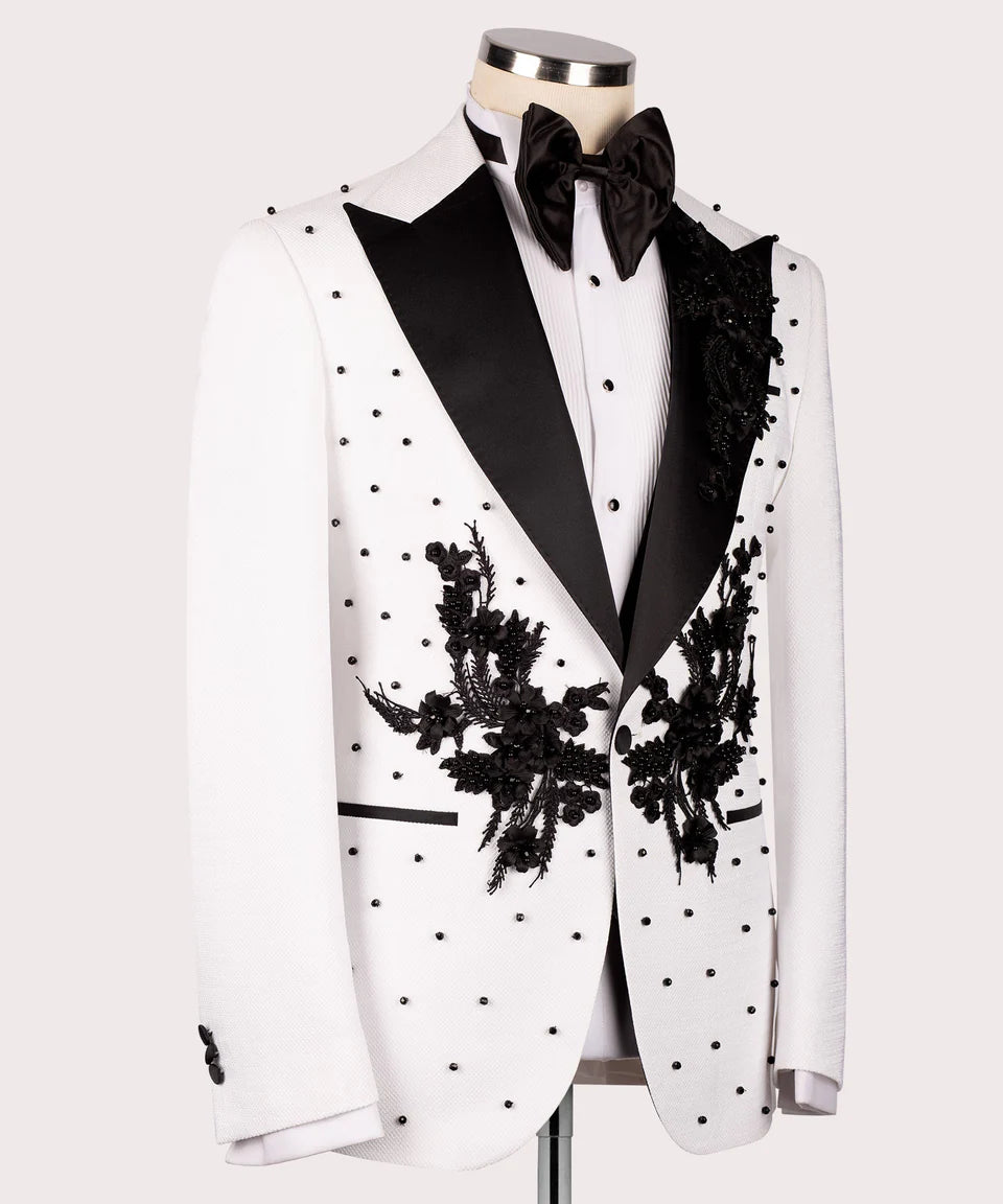 Exclusive Jewelry Ornament White Tuxedo